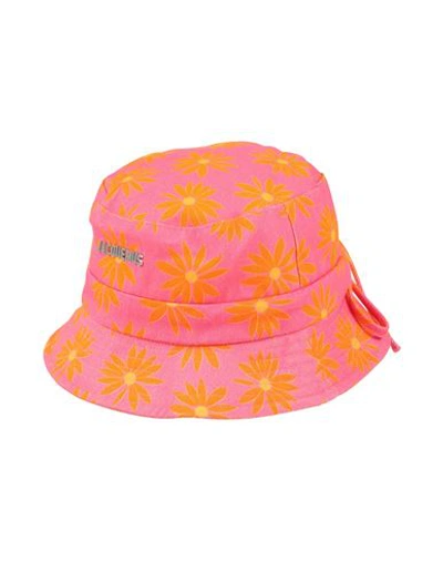 Jacquemus Woman Hat Coral Size 7 ⅜ Cotton In Red