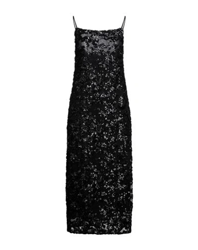 Rag & Bone Woman Midi Dress Black Size 8 Viscose