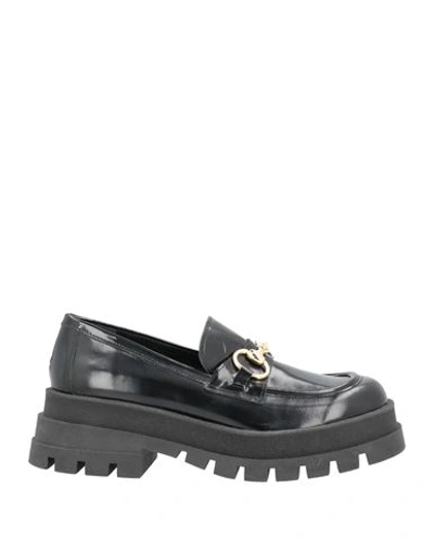 Tsakiris Mallas Woman Loafers Black Size 11 Soft Leather