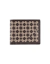 Etro Man Wallet Dark Brown Size - Polyester, Cotton, Pvc - Polyvinyl Chloride, Calfskin