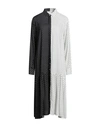 8pm Woman Midi Dress White Size S Rayon, Wool In White