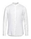 Paolo Pecora Man Shirt White Size 15 ½ Linen