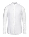Paolo Pecora Man Shirt White Size 17 Linen