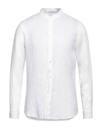 Paolo Pecora Man Shirt White Size 17 Linen