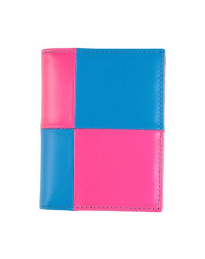 Comme Des Garçons Woman Wallet Fuchsia Size - Soft Leather In Pink