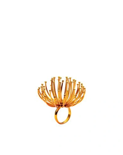 Missoni Woman Ring Copper Size 5.25 Metal In Orange
