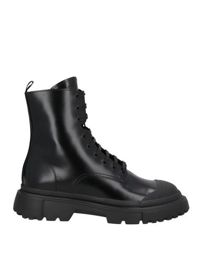 Hogan Man Ankle Boots Black Size 11 Soft Leather