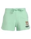 Moschino Woman Sleepwear Light Green Size Xl Cotton, Elastane In Green