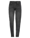 RAG & BONE RAG & BONE MAN DENIM PANTS BLACK SIZE 32W-32L COTTON, ELASTANE