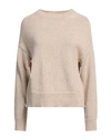 Alpha Studio Woman Sweater Beige Size 12 Wool, Alpaca Wool, Polyamide