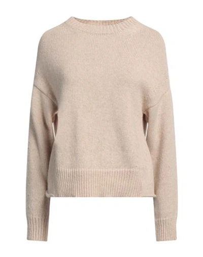 Alpha Studio Woman Sweater Beige Size 12 Merino Wool, Alpaca Wool, Polyamide