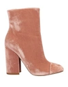 Kendall + Kylie Woman Ankle Boots Camel Size 6.5 Textile Fibers In Beige