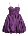 Alice Miller Woman Short Dress Purple Size M Polyester
