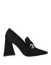 Brock B★rock Woman Loafers Black Size 6 Leather In Black