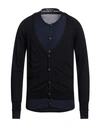 Daniele Alessandrini Man Cardigan Black Size 42 Wool