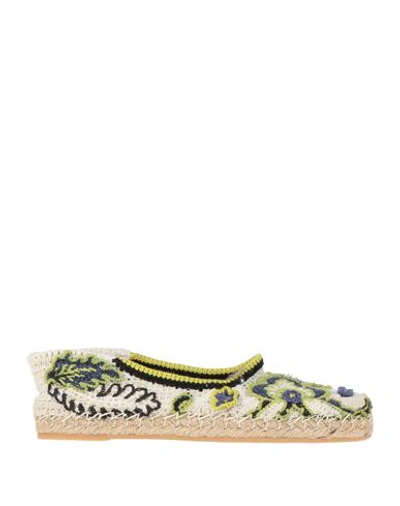 Valentino Garavani Woman Espadrilles White Size 7 Textile Fibers