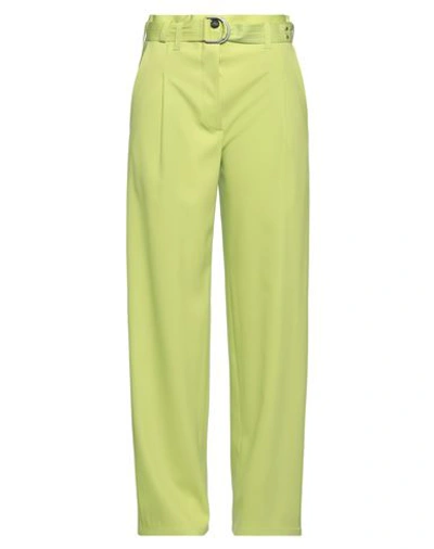 Philosophy Di Lorenzo Serafini Woman Pants Lime Green Size 4 Wool, Elastane
