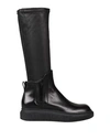 OFFICINE CREATIVE ITALIA OFFICINE CREATIVE ITALIA WOMAN BOOT BLACK SIZE 6 SOFT LEATHER