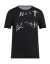 Ann Demeulemeester Man T-shirt Black Size Xl Cotton