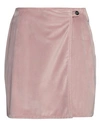 Berwich Woman Mini Skirt Pink Size M Polyester