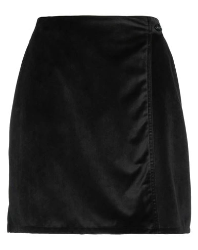 Berwich Woman Mini Skirt Black Size L Polyester