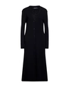 's Max Mara Woman Midi Dress Midnight Blue Size M Virgin Wool, Polyester