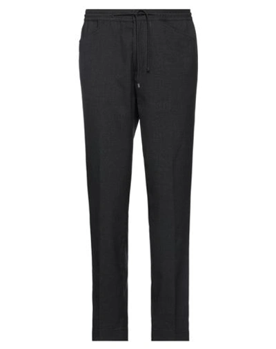 Ngseidue Man Pants Charcoal Size 34 Polyester, Cotton In Grey