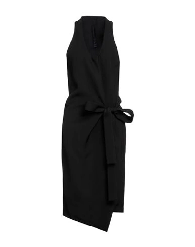 Petar Petrov Woman Midi Dress Black Size 8 Viscose, Silk