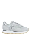 Atlantic Stars Woman Sneakers Light Grey Size 8 Soft Leather, Textile Fibers In Grey