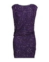 Retroféte Retrofête Woman Mini Dress Dark Purple Size M Nylon