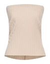 Cotton Citizen Woman Top Beige Size M Cotton, Elastane In Beige