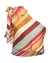 Co. Go Woman Top Light Green Size 6 Silk In Green