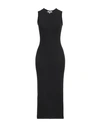 Rag & Bone Woman Midi Dress Black Size Xs Cotton, Modal, Linen, Elastane, Rayon