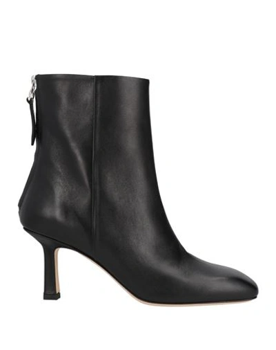 Aeyde Aeydē Woman Ankle Boots Black Size 8 Soft Leather