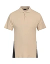 Skill Officine Skill_officine Man Polo Shirt Beige Size 0 Cotton