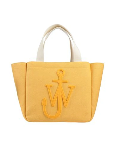 Jw Anderson Woman Shoulder Bag Ocher Size - Textile Fibers In Yellow