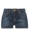 Marani Jeans Woman Denim Shorts Blue Size 4 Cotton, Elastane In Blue