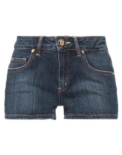 Marani Jeans Woman Denim Shorts Blue Size 4 Cotton, Elastane