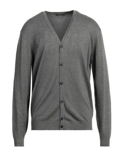 Avignon Man Cardigan Grey Size 3xl Viscose, Nylon