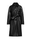 Sees Infinitely Woman Woman Jacket Black Size 6 Polyester In Black