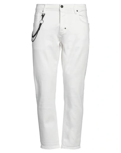 Antony Morato Man Pants White Size 36 Cotton, Elastane