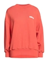 Reina Olga Woman Sweatshirt Orange Size S/m Cotton
