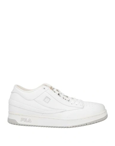 Fila Man Sneakers White Size 10 Soft Leather