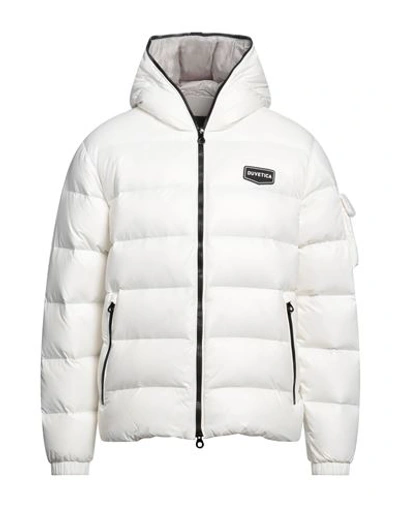 Duvetica Man Down Jacket White Size 42 Polyamide