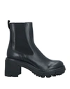Rag & Bone Woman Ankle Boots Black Size 6 Soft Leather In Black