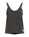 Department 5 Woman Tank Top Lead Size S Cotton In Grey