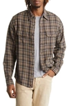 THE NORMAL BRAND MOUNTAIN REGULAR FIT FLANNEL BUTTON-UP SHIRT