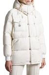 Moncler Karakorum Down Jacket In Cream