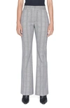 Frame Le High Plaid Flare Pants In Noir Multi