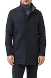 Rodd & Gunn Murrays Bay Cotton Twill Coat In Oxford Blue